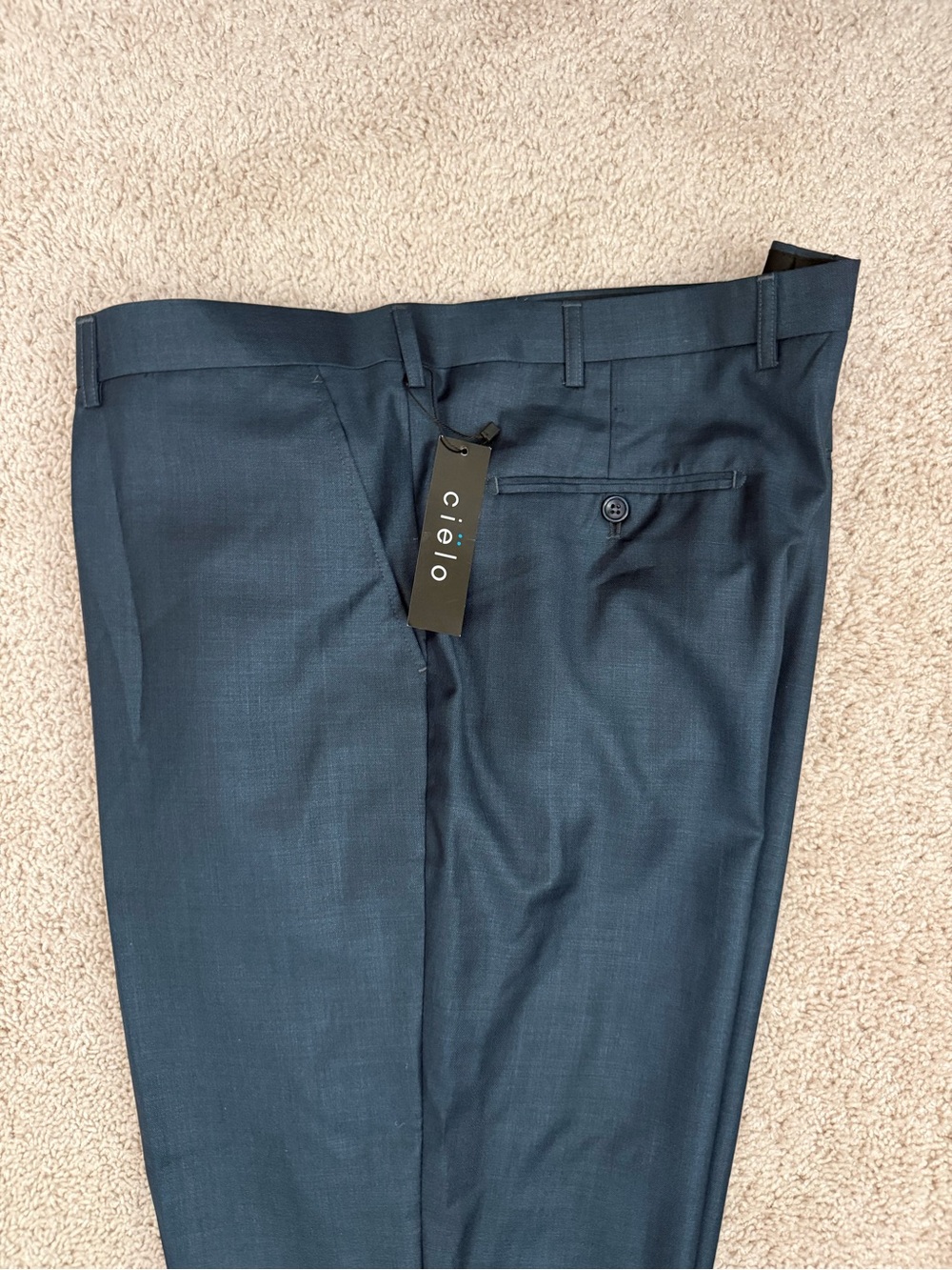 Cielo Men's Dark Navy Dress Pants
